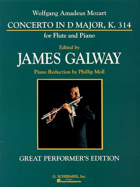 Concerto In D, K. 312 : For Flute & Piano (Galway).