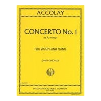 Concerto No. 1 In A Minor : For Violin And Piano.