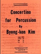 Concertino For Percussion (7 Players & Piano).