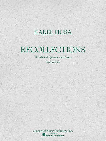 Recollections : For Wind Quintet and Piano.