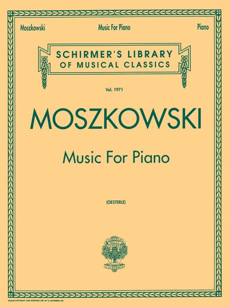Music For Piano / edited by Louis Oesterle.