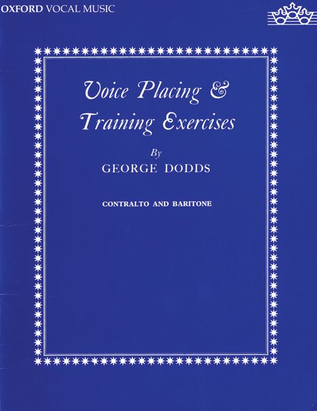 Voice Placing and Training Exercises For Low Voice.