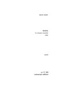 Tiroirs : For Chamber Orchestra (1996).