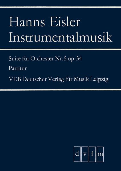 Suite For Orchestra, No. 5 : Music From The Film Dans Les Rues, Op. 34.