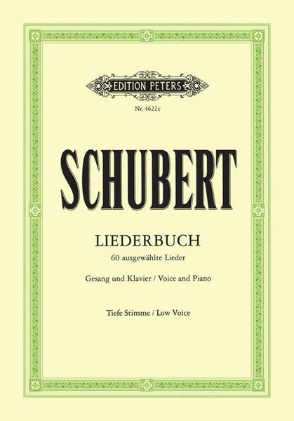 Liederbuch : 60 Lieder For Low Voice.