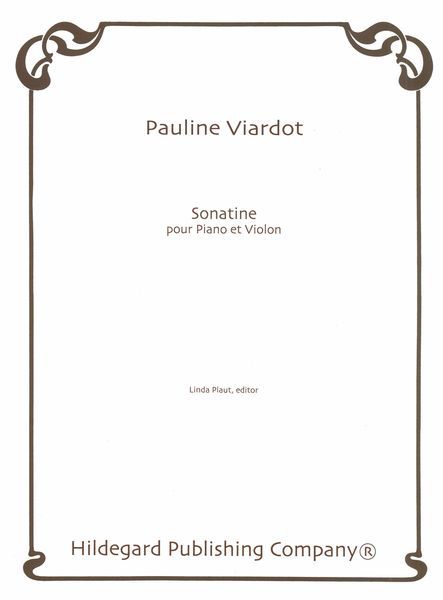 Sonatine : For Violin and Piano.