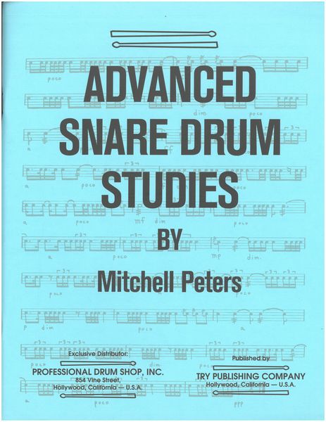Advanced Snare Drum Studies.