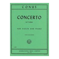 Concerto In E Minor : For Violin and Piano.