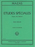 Etudes Speciales, Op. 36 No. 1 : For Violin.