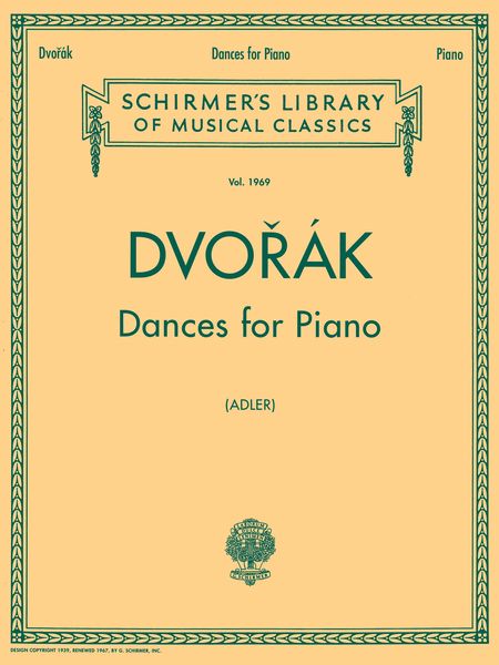 Dances For Piano.