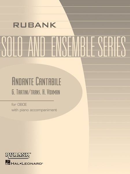 Andante Cantabile : For Oboe and Piano.