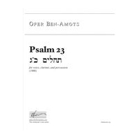 Psalm 23 : For Voice, Clarinet and Percussion (1990).