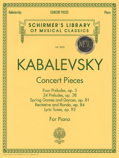 Concert Pieces For Piano.