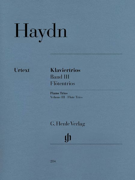 Piano Trios, Vol. 3 : For Flute (Violin), Cello & Piano / edited by Wolfgang Stockmeier.