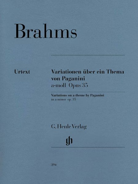 Variationen Über Ein Thema Von Paganini : Studien Für Das Piano (Forte).