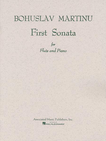 First Sonata : For Flute and Piano.