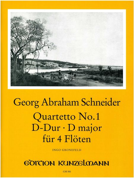 Quartetto No. 1 In D Major : For Four Flutes / edited by Ingo Gronefeld.