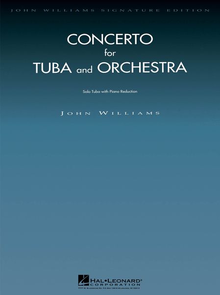 Concerto For Tuba and Orchestra : Solo Tuba With Piano reduction.