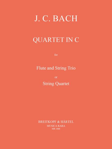 Quartet In C Major : For Flute and String Trio Or String Quartet.