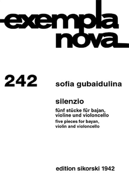 Silenzio : Five Pieces For Bayan, Violin and Violoncello (1991).