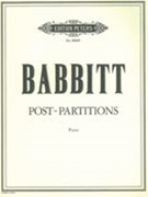 Post-Partitions : For Piano.