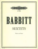 Sextets : For Violin and Piano - 2 Scores Needed For Performance.