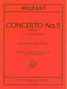 Concerto No. 5, K. 219 : For Violin and Piano / edited by Joseph Joachim.