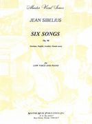 Six Songs, Op. 50 : For Low Voice [G/E/Sw/Finnish].