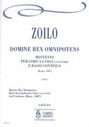 Domine Rex Omnipotens : Motet For 8 Part Choir and Continuo (Rome, 1607).