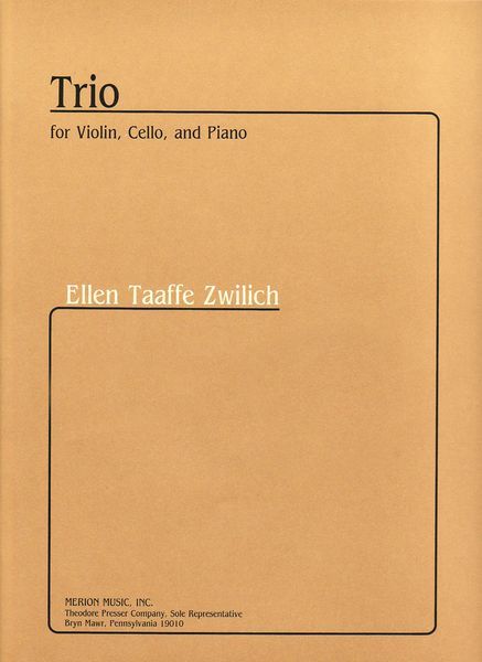 Trio For Violin, Cello & Piano.