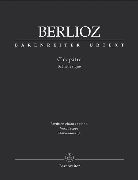 Cleopatre : Scene Lyrique / Piano-Vocal Score by Martin Schelhaas.