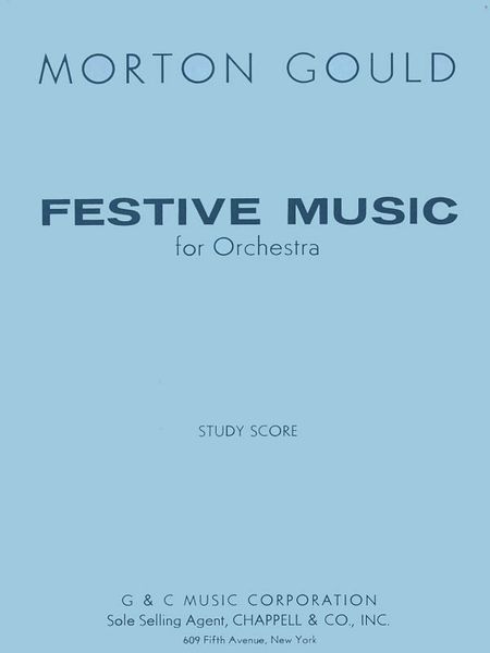 Festive Music : For Orchestra.