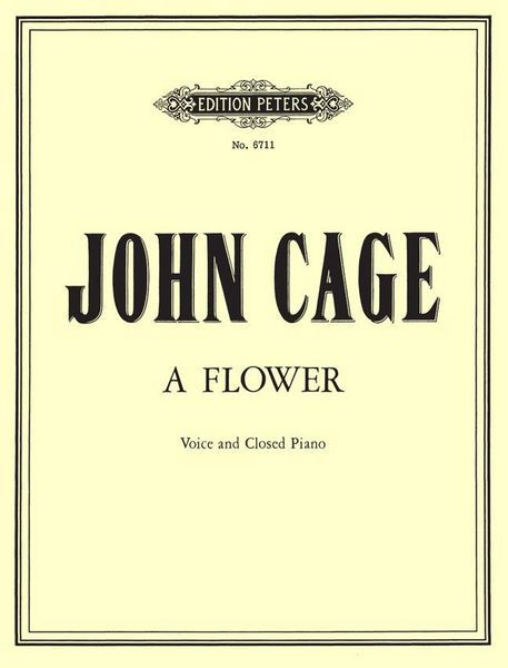 A Flower : For Voice and Closed Piano.