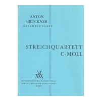 String Quartet In C Minor (1861-62) / edited by Leopold Nowak.