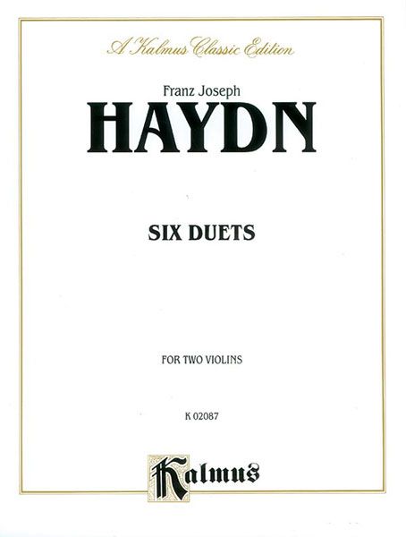 Six Duets : For Two Violins.