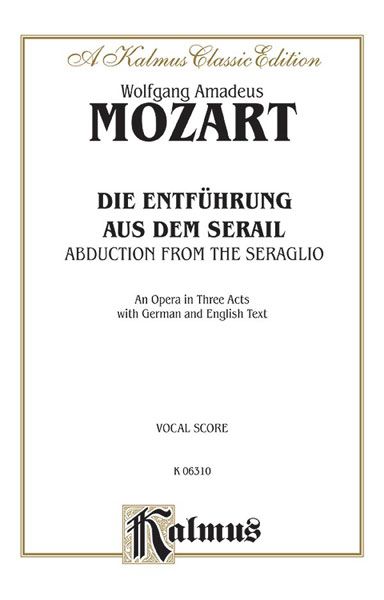 The Abduction From The Seraglio [German/English].