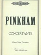 Concertante No. 4 : For Organ, Brass & Percussion.