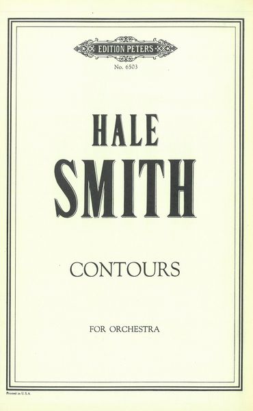 Contours : For Orchestra.