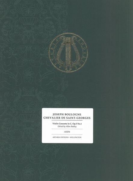Concerto In C Major, Op. 5 No. 1 For Violin and Orchestra / edited by Allan Badley.