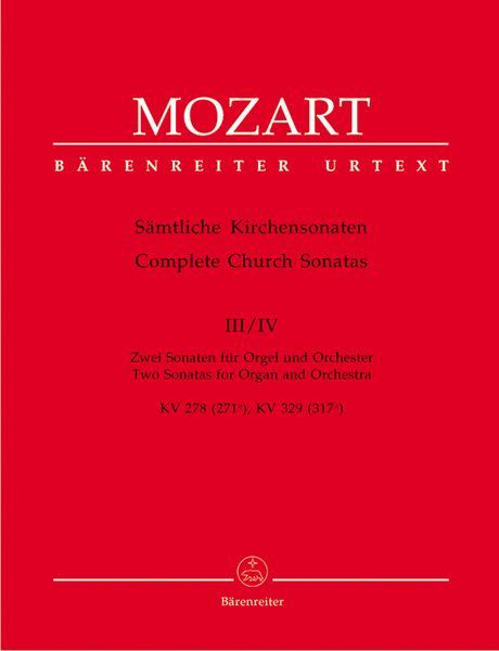 Sämtliche Kirchensonaten, Vol. 3 and 4.