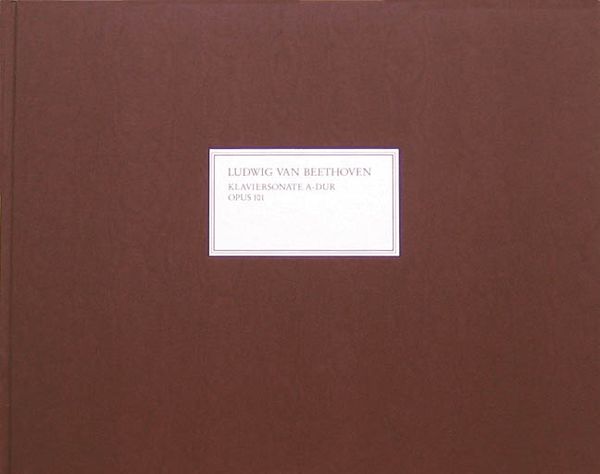Klaviersonate A-Dur, Op. 101.