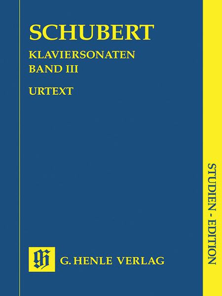Sonatas : For Piano, Vol. 3 - Urtext Edition.