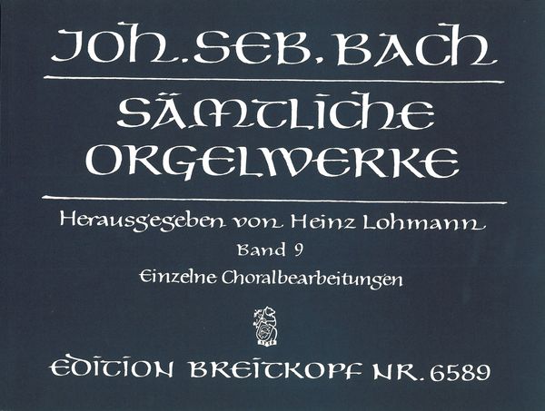 Einzelne Choralbearbeintungen.