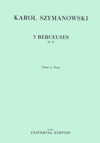 Berceuses (3), Op. 48 : For Voice and Piano.
