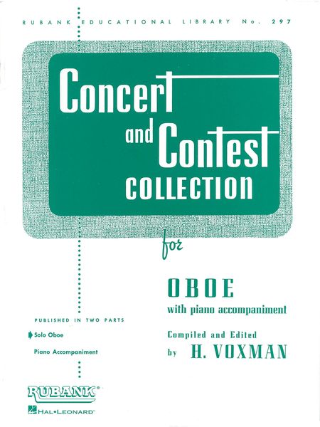 Concert and Contest Collection : For Oboe - Solo Part.