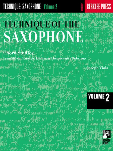 Technique Of The Saxophone, Vol. 2 : Chord Studies.