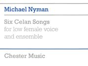 Six Celan Songs : For Alto Or Ensemble.