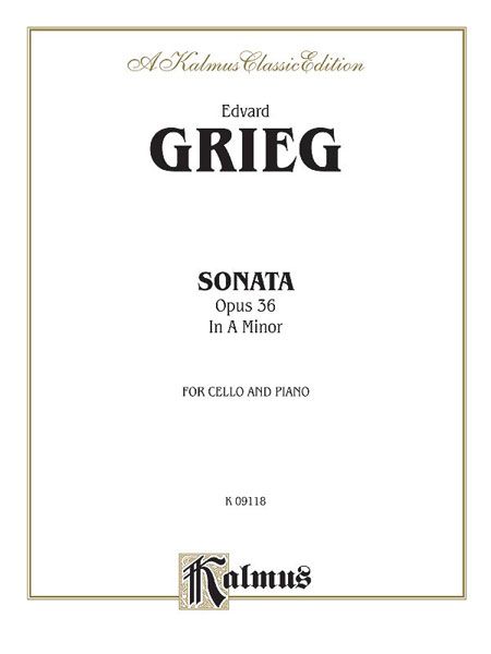 Sonata In A Minor, Op. 36 : For Cello and Piano.