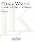 Wind Set : For Woodwind Quintet (1999).