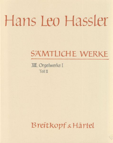 Orgelwerke I : Die Unica der Turiner Tabulatur, Teil 2.